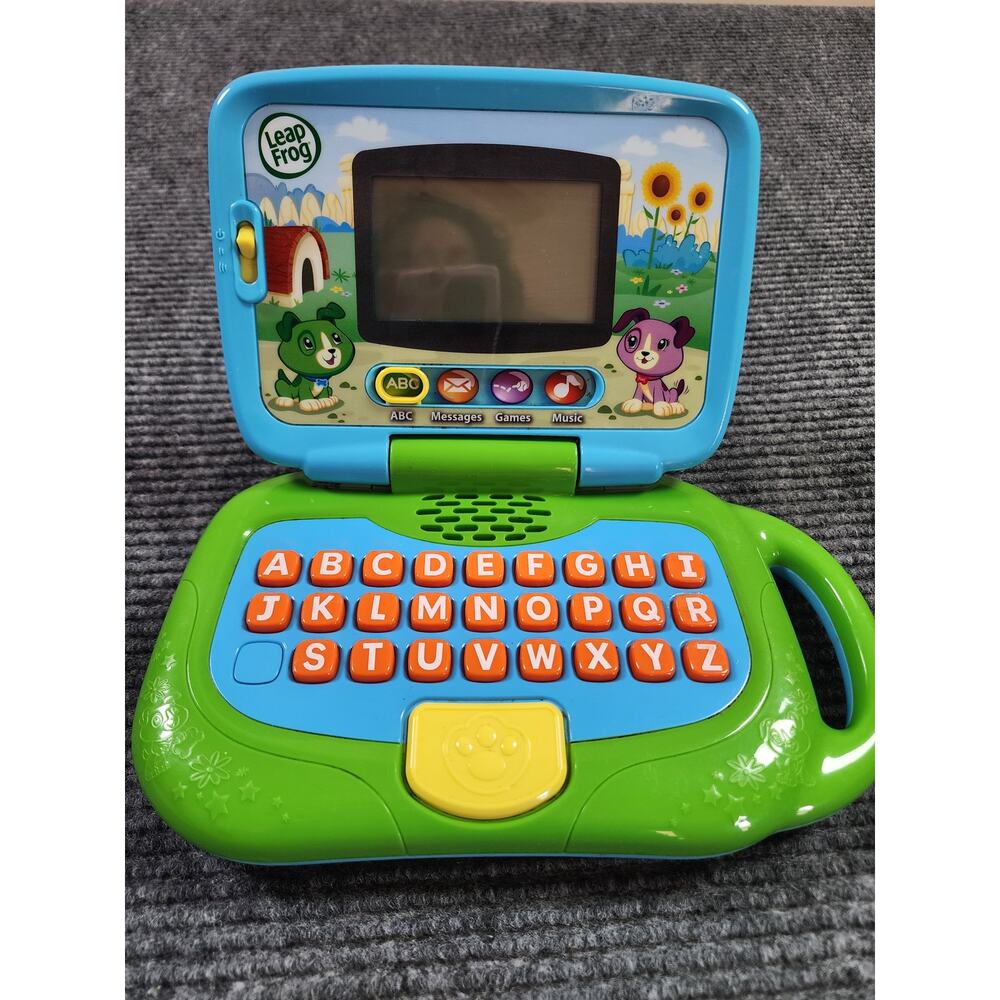 Leap Frog "My Own Laptop" Letters/Animals Vocab Literacy 16 Songs Tested Works